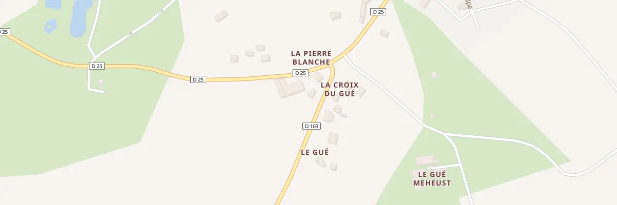 Plan du 2 Le Gué à Hénon