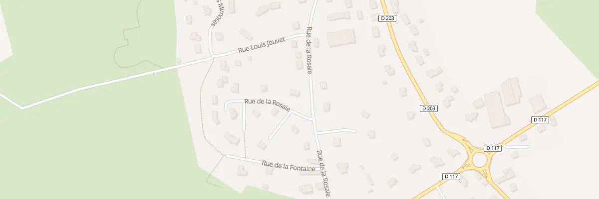 Plan du 12 Rue de la Rosaie à Pleugriffet