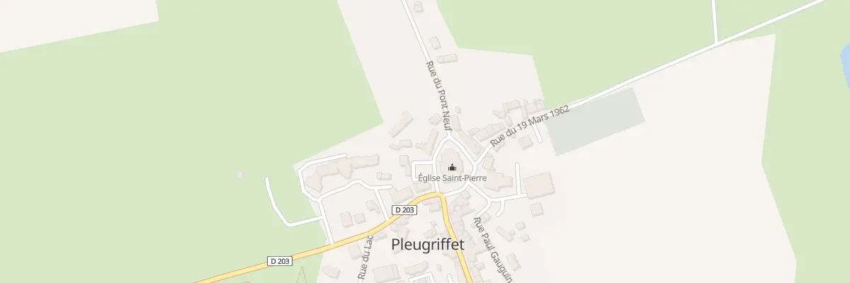 Plan du 10 Pl de l’Eglise à Pleugriffet
