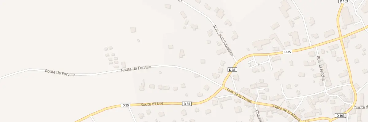 Plan du 4B Rte de Forville à Plémy