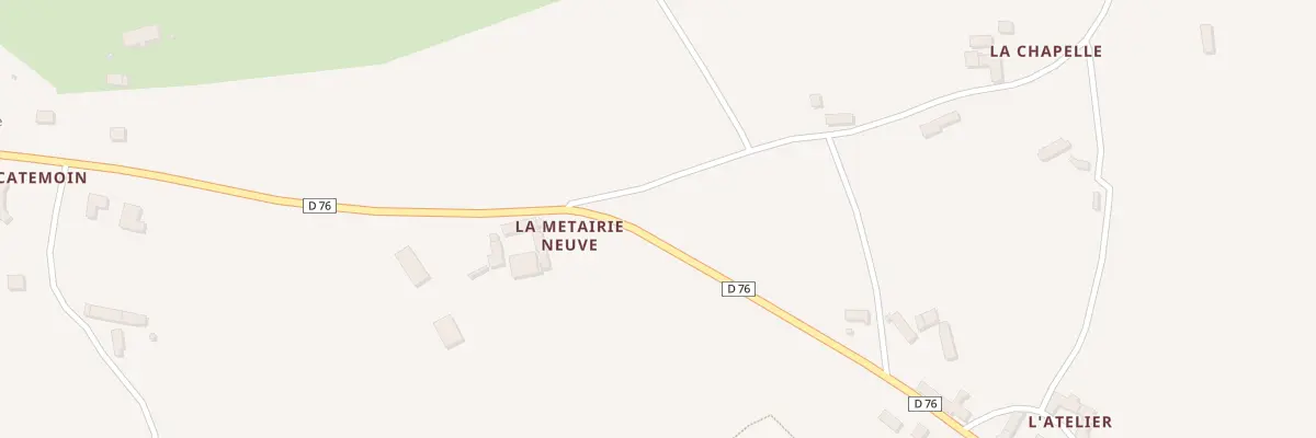 Plan du 30 La Metairie Neuve Plouguen à Plouguenast-Langast