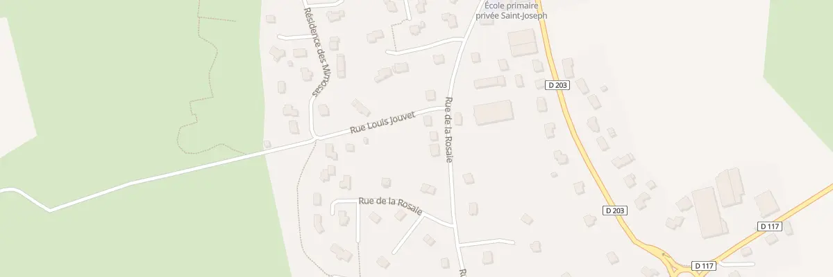 Plan du 8 Rue de la Rosaie à Pleugriffet