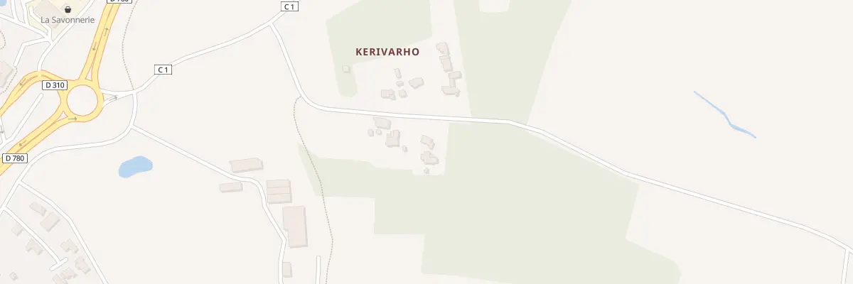 Plan du 6 Keryvarho au Hézo