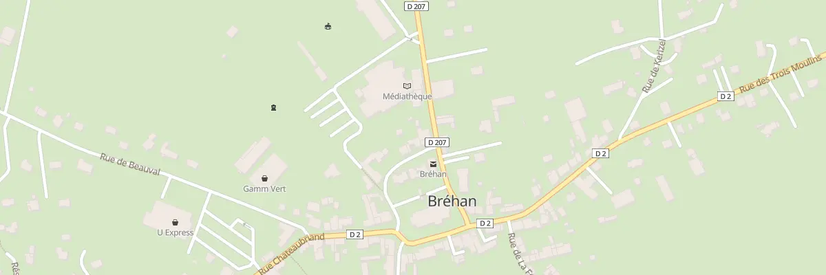 Plan du 9 Rue des Imprimeurs à Bréhan