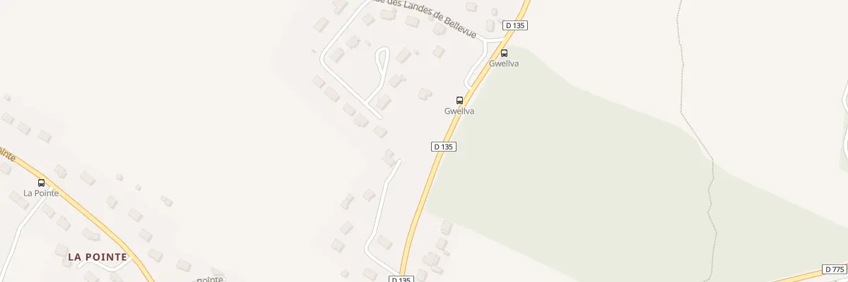 Plan du 2 Rue des Landes de Bellevue à Saint-Nolff