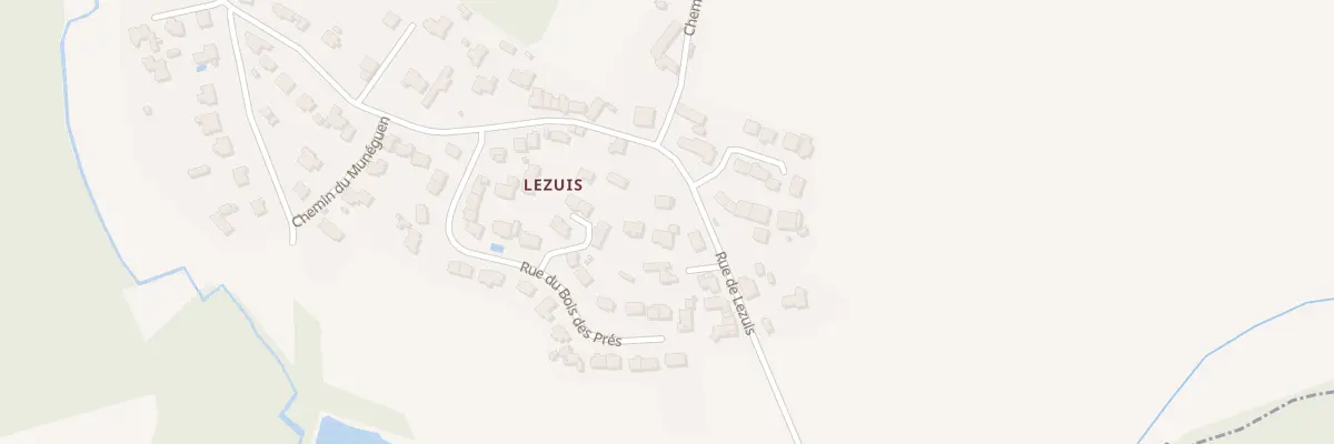 Plan du 62 Rue de Lézuis au Hézo