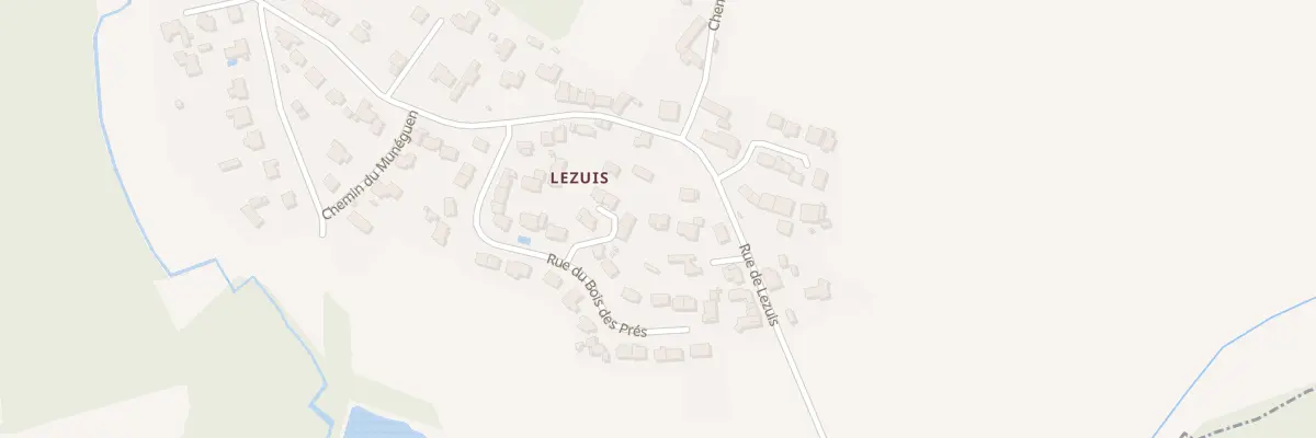 Plan du 5136A Rue de Lézuis au Hézo