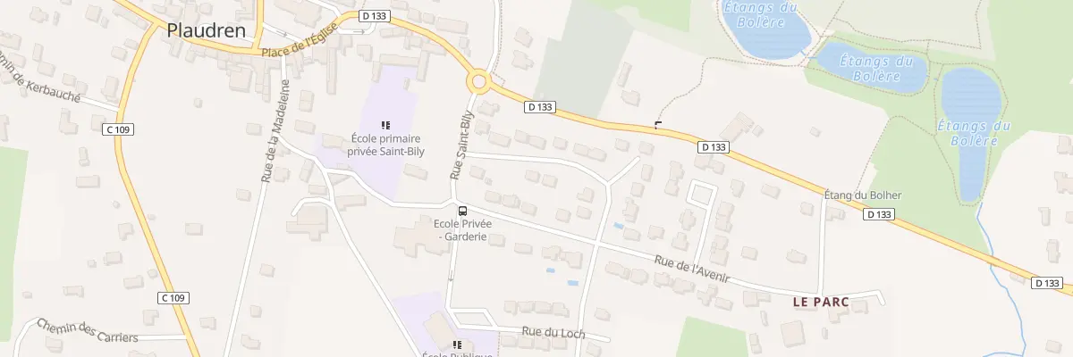 Plan du 26 Res du Parc à Plaudren