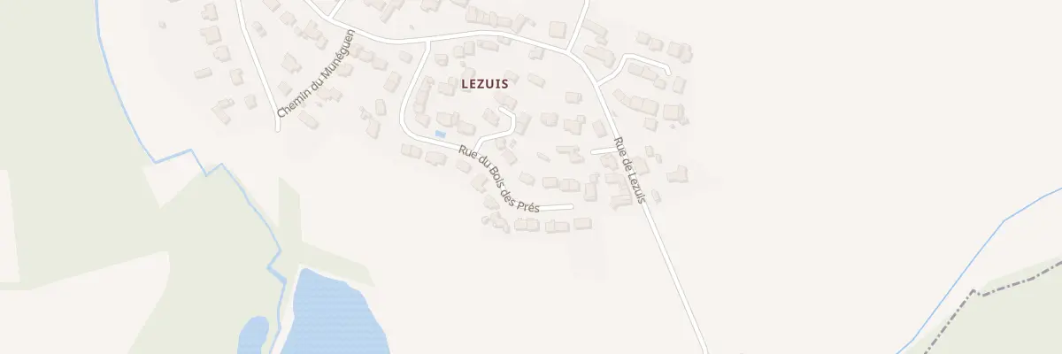 Plan du 25 Rue du Bois des Pres au Hézo