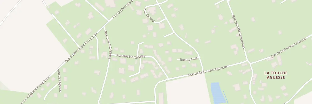 Plan du 13 Rue des Hortensias à Bréhan