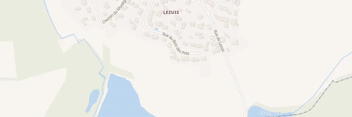 Plan du 10 Rue du Bois des Pres au Hézo