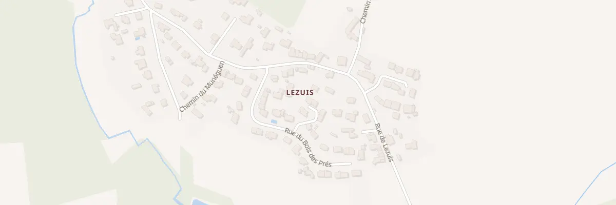 Plan du 5319 Lezuis au Hézo