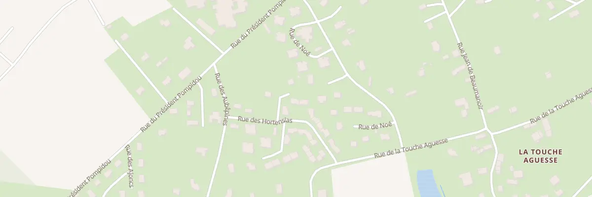 Plan du 11 Rue des Hortensias à Bréhan