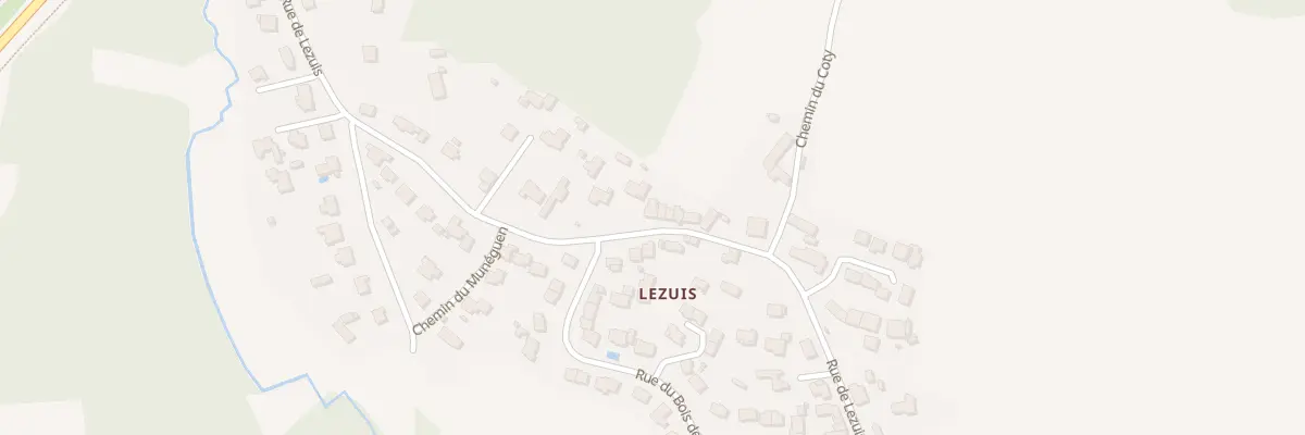 Plan du 55 Rue de Lézuis au Hézo