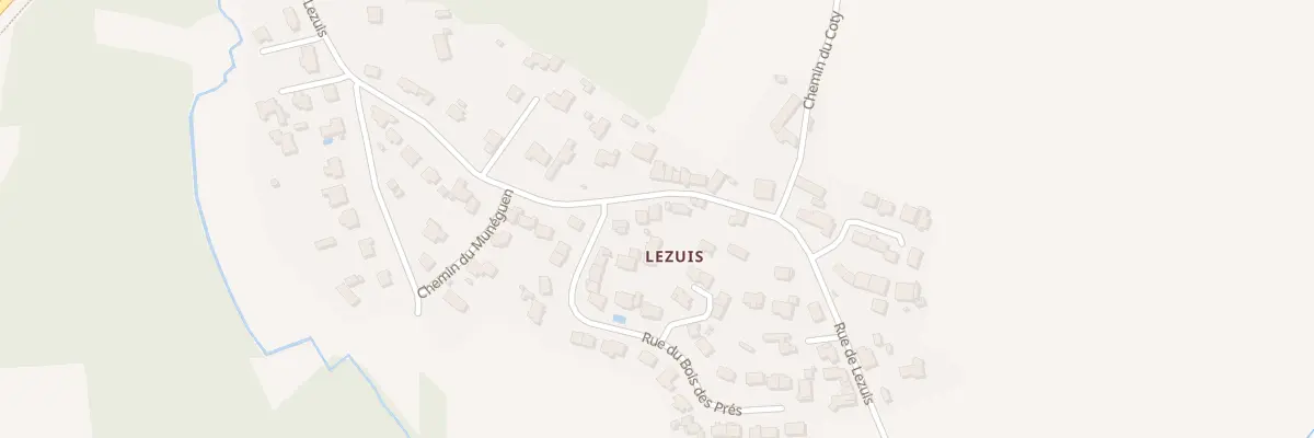 Plan du 48 Rue de Lézuis au Hézo