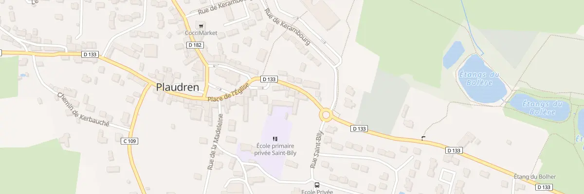 Plan du 10 Rue du Souvenir Français à Plaudren