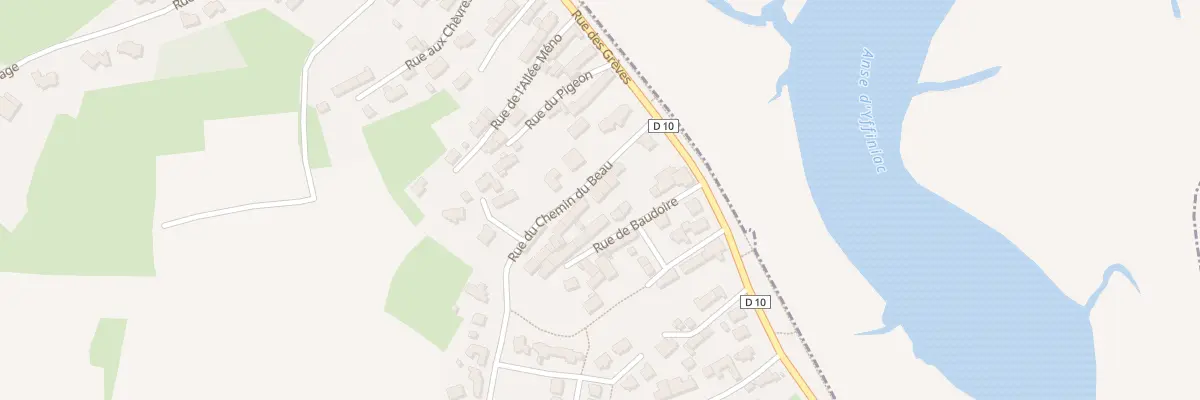 Plan du 3 Rue du Chemin du Beau à Langueux
