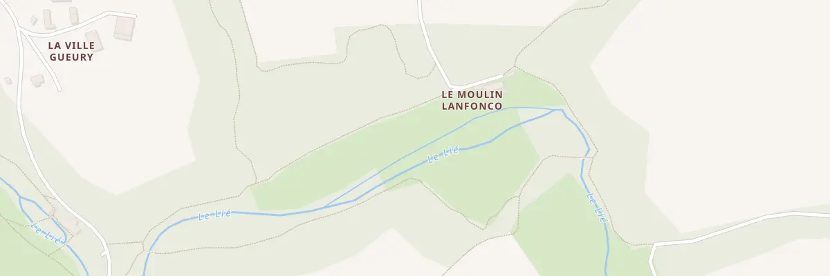 Plan du 12 Moulin de Lanfonco à Plouguenast-Langast