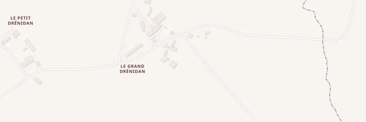 Plan du 10 Le Grand Drenidan à Radenac