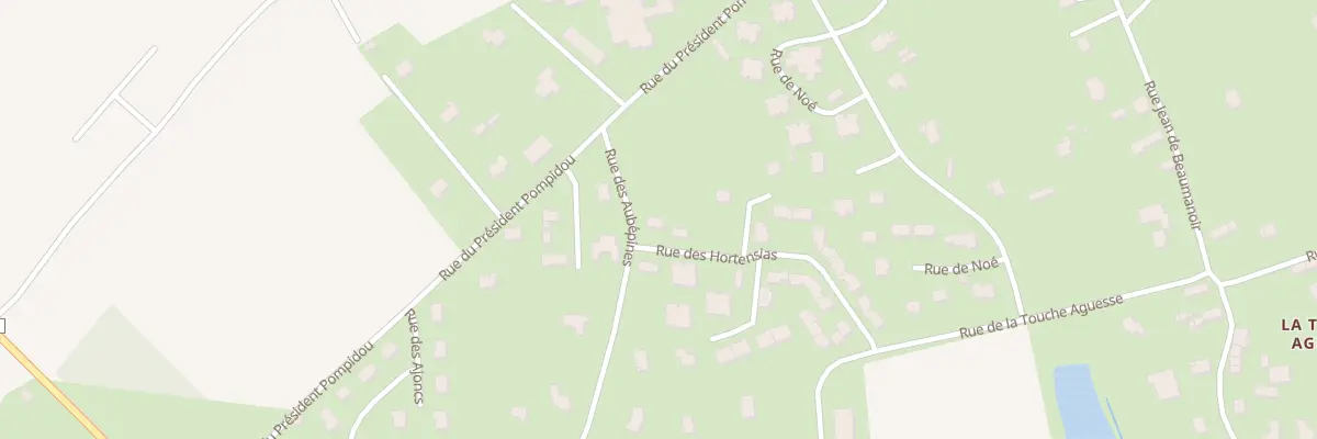 Plan du 23 Rue des Hortensias à Bréhan