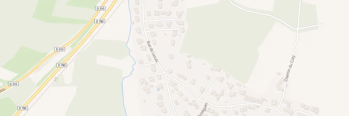 Plan du 35 Rue de Lézuis au Hézo