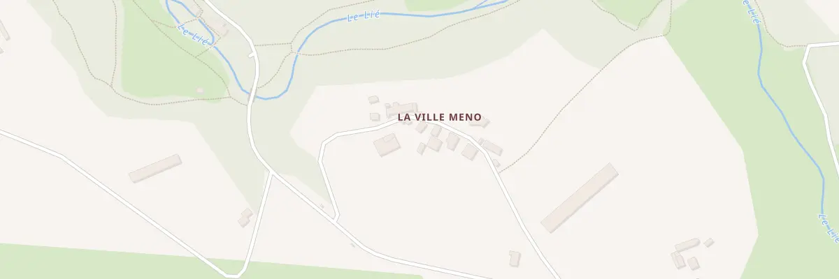 Plan du 15 La Ville Meno à Plouguenast-Langast