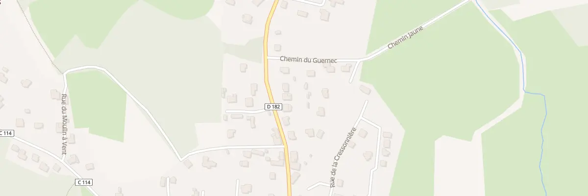 Plan du 28 Rue de la Fontaine à Plaudren