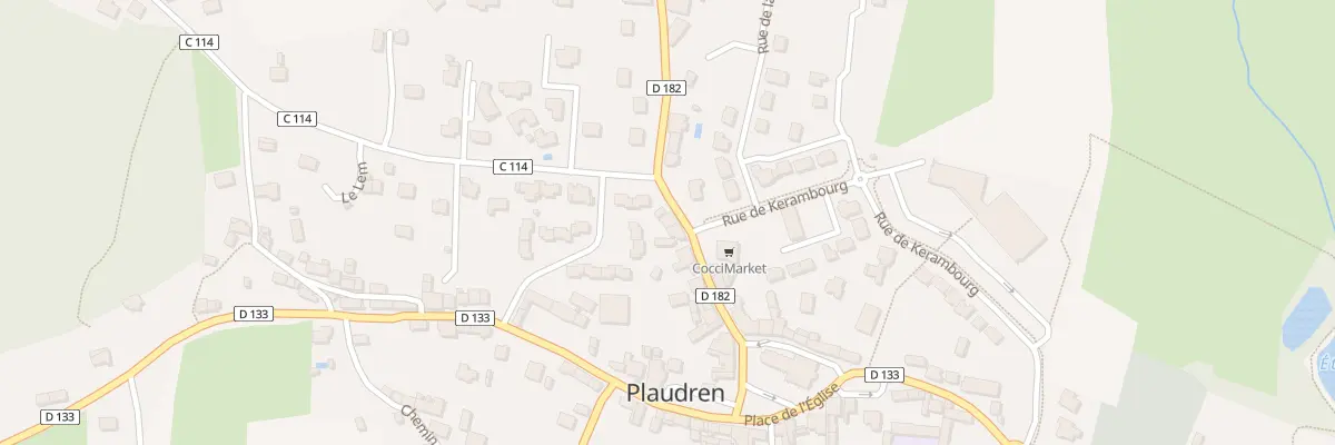 Plan du 15 Rue de la Fontaine à Plaudren