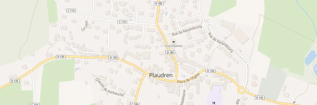 Plan du 7 Rue de la Fontaine à Plaudren