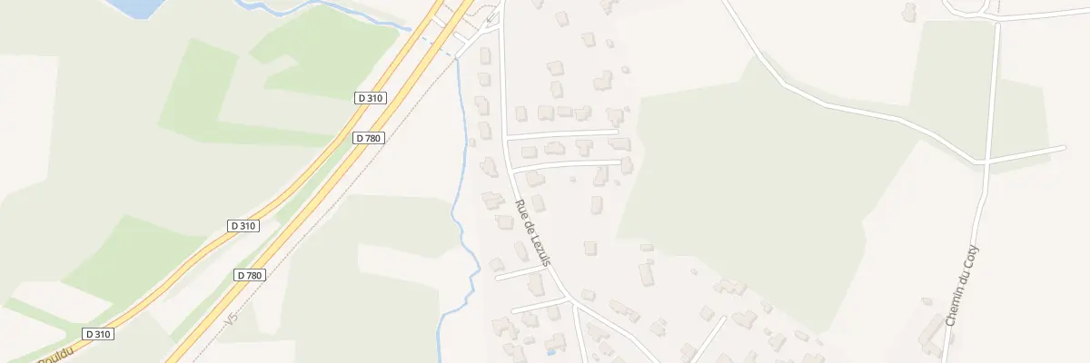 Plan du 27 Rue de Lézuis au Hézo