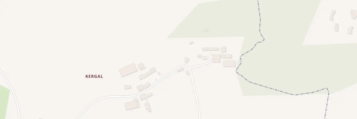 Plan du 15 Kergal à Radenac