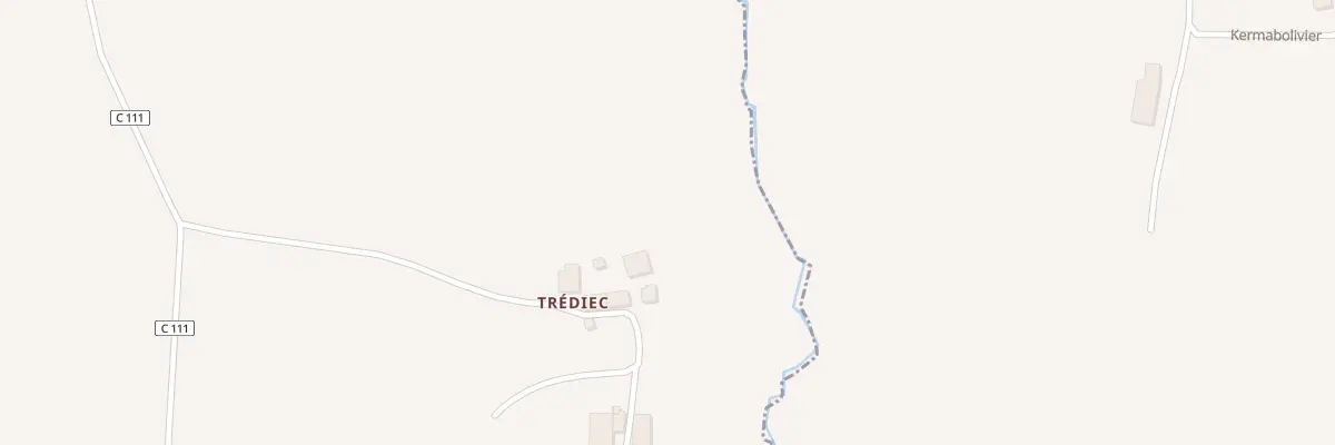 Plan du 5106 Trédiec à Plaudren