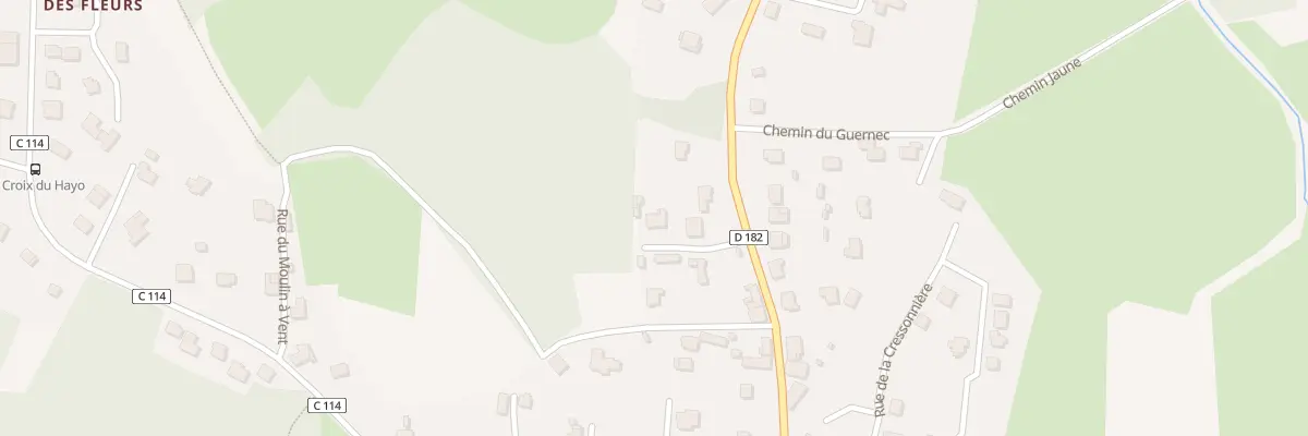 Plan du 37B Rue de la Fontaine à Plaudren