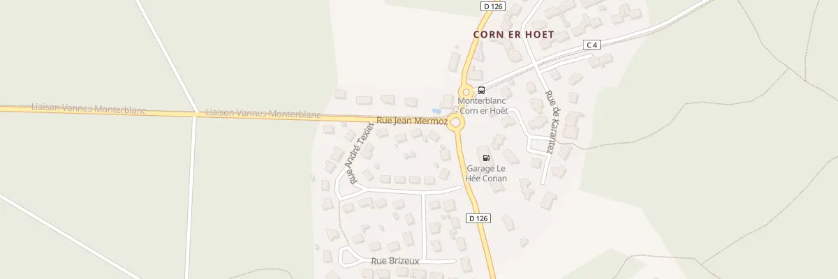 Plan du 3 Rue Jean Mermoz à Monterblanc