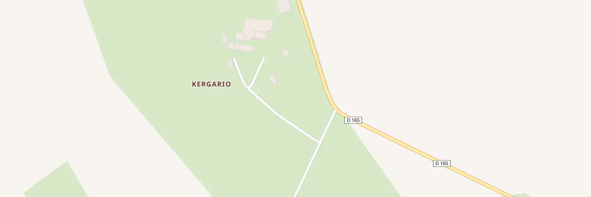 Plan du 12 Kergario à Radenac