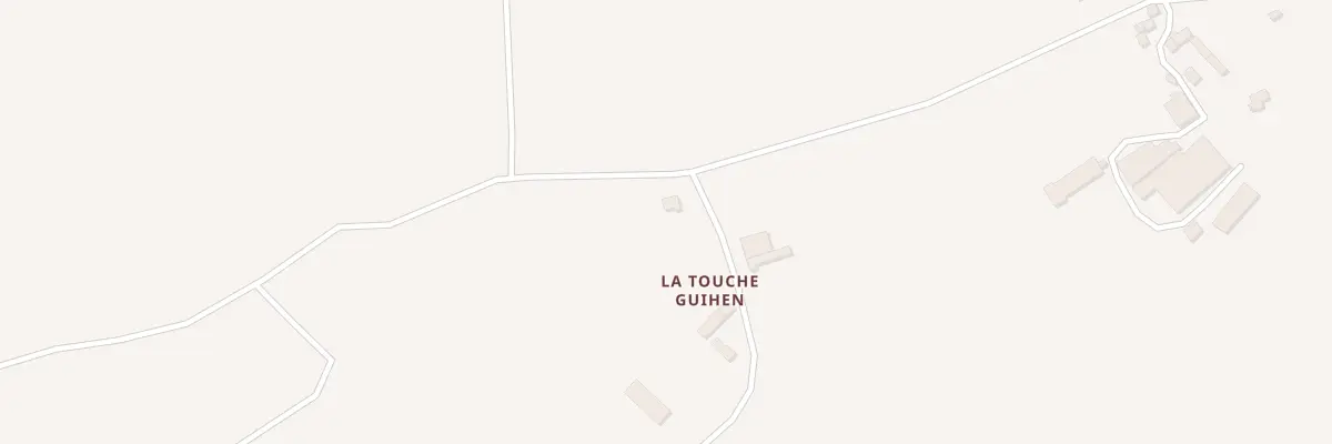 Plan du 13 La Touche Quihien à Hénon