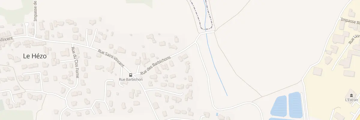 Plan du 4B Rue des Barbichons au Hézo
