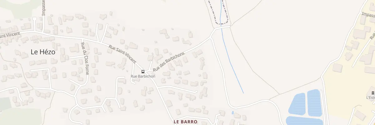 Plan du 4 Rue des Barbichons au Hézo