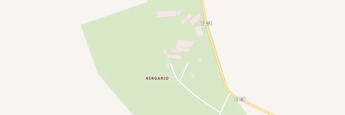 Plan du 16 Kergario à Radenac