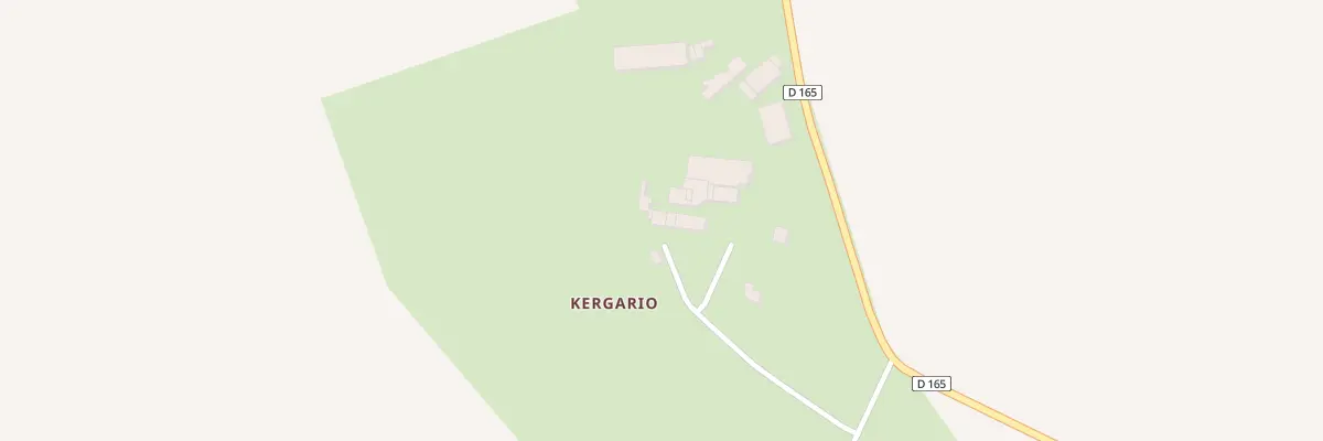 Plan du 18 Kergario à Radenac