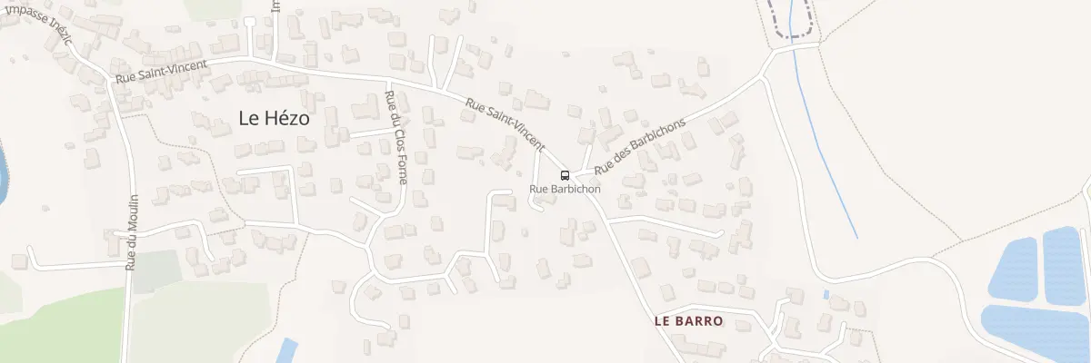Plan du 1 Rue Saint Vincent au Hézo