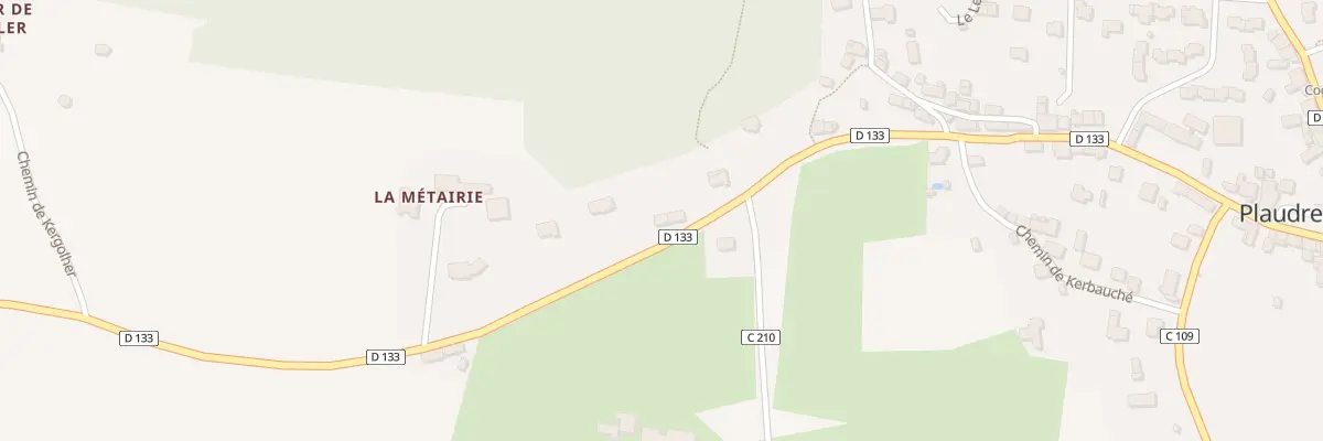 Plan du 40 Rue des Déportés à Plaudren