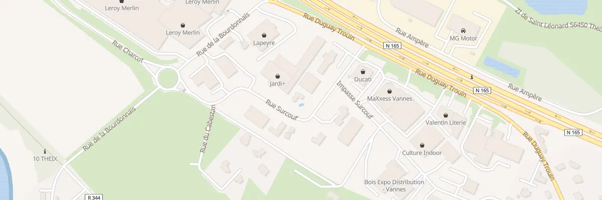 Plan du 6 Rue Surcouf à Theix-Noyalo
