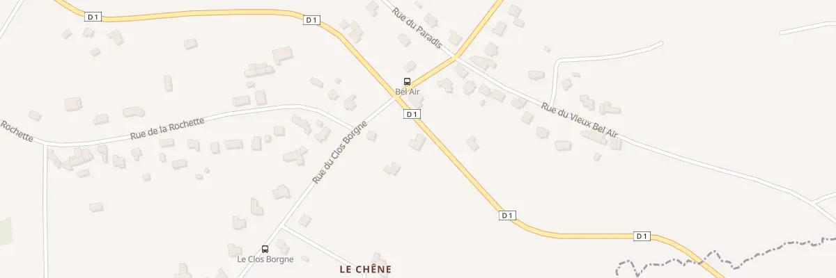 Plan du 1 Rue du Clos Borgne à Plédran