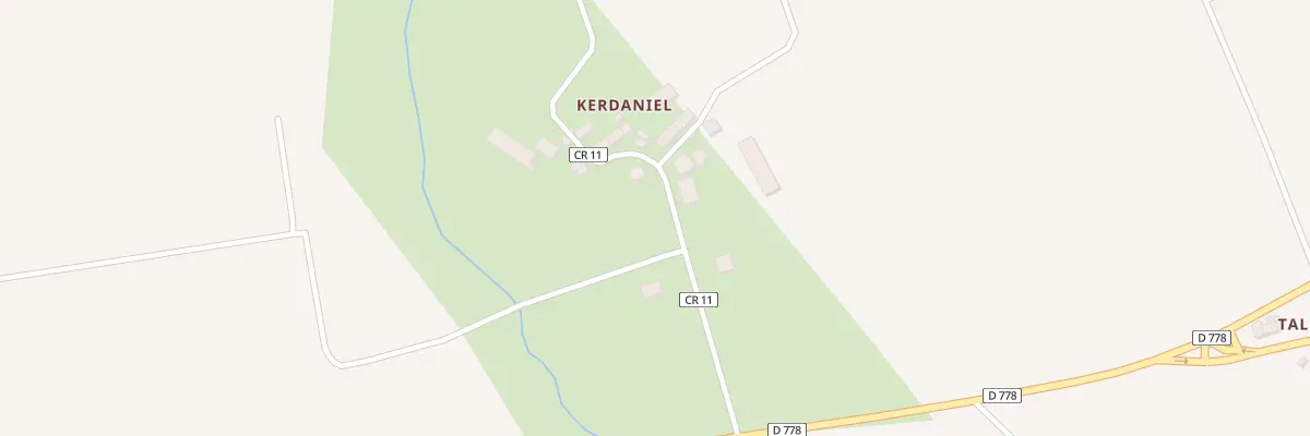 Plan du 3 Kerdaniel à Saint-Jean-Brévelay