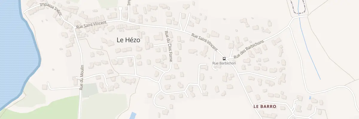 Plan du 5 Rue Clos Forne au Hézo