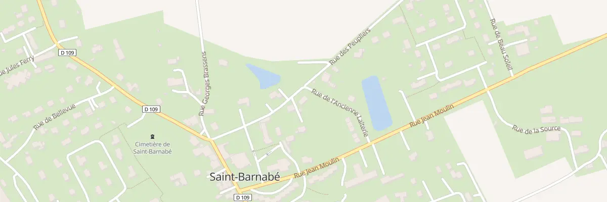 Plan du 4 Rue des Peupliers à Saint-Barnabé
