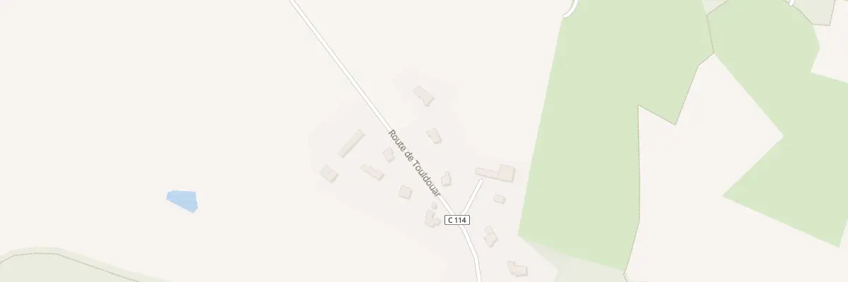 Plan du 5538 Ker Bily à Plaudren
