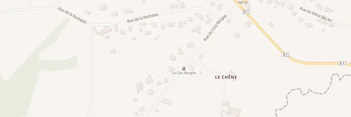 Plan du 10 Rue du Clos Borgne à Plédran