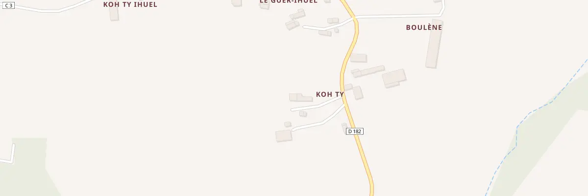 Plan du 5195 Koh Ty à Saint-Jean-Brévelay